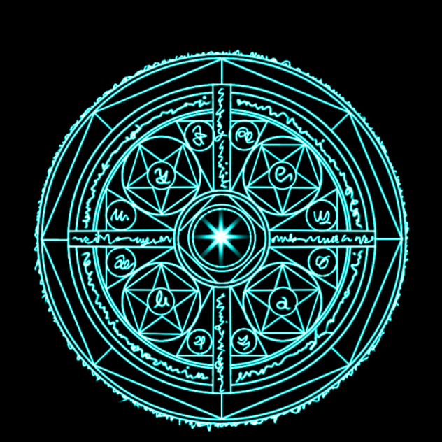 魔法陣！2オーバーレイして塗ったバージョン！