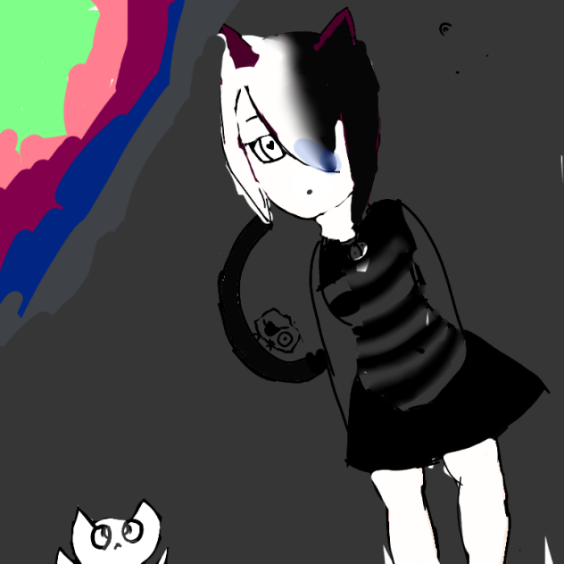 sin color sin felicidad.Dibujo - ibisPaint
