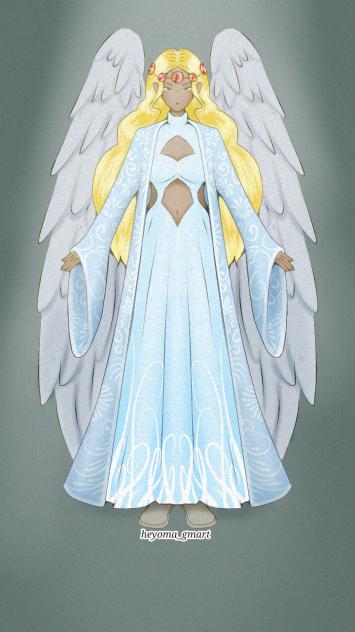 diseño de personaje -angel-