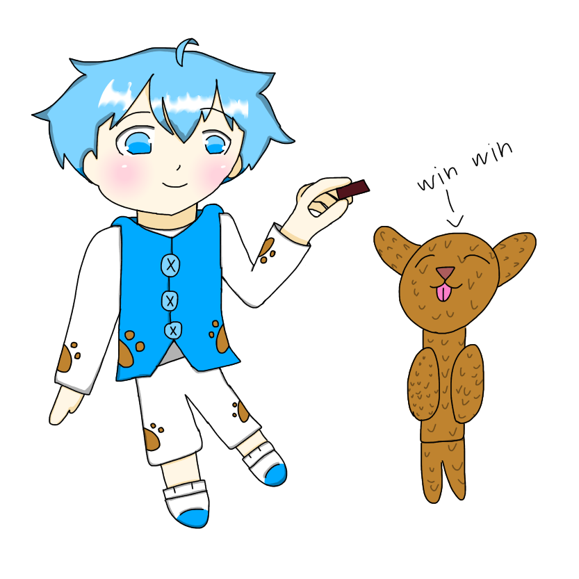 My dog and I - ibisPaint