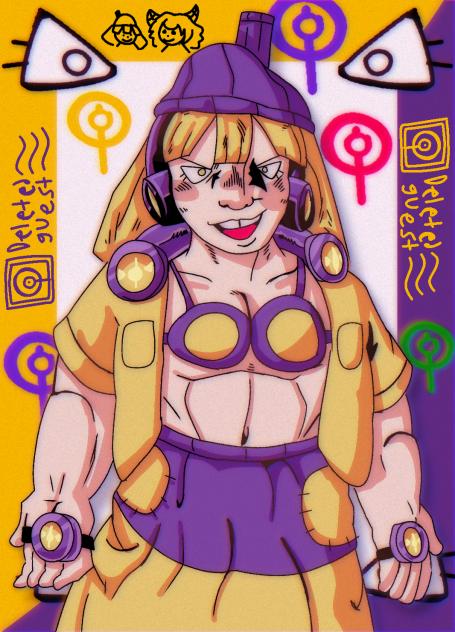 flash light girl