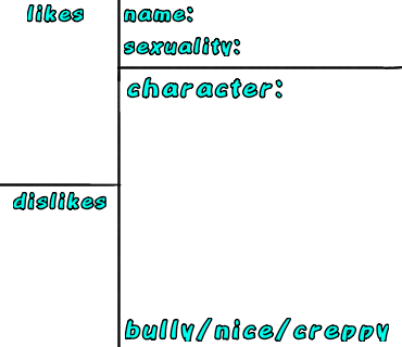 sign up sheet for my comic