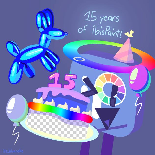 Happy 15th Birthday, ibisPaint!