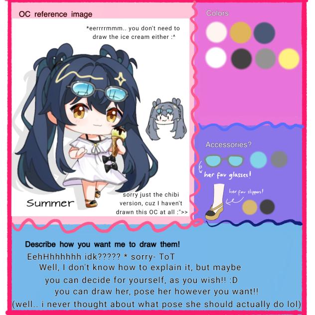 Estar's prize sheet ✨✨