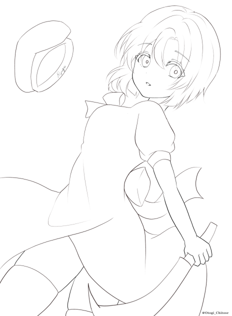 ひぐらしのなく頃に　線画