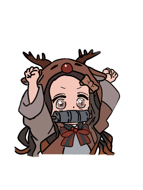 Nezuko reindeer outfit (Christmas ver)