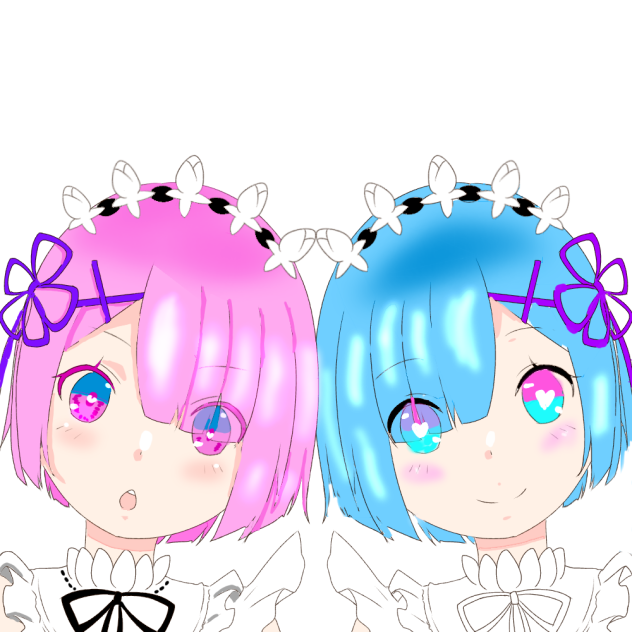 デジタル初心者だけどめっちゃ絵上手い親友と合作！！