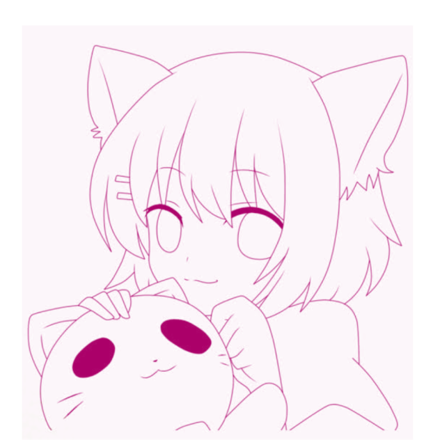 Pink outline tutorial