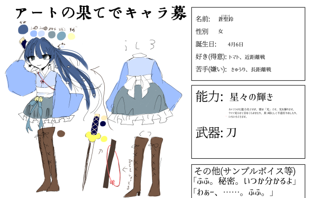 キャラ募