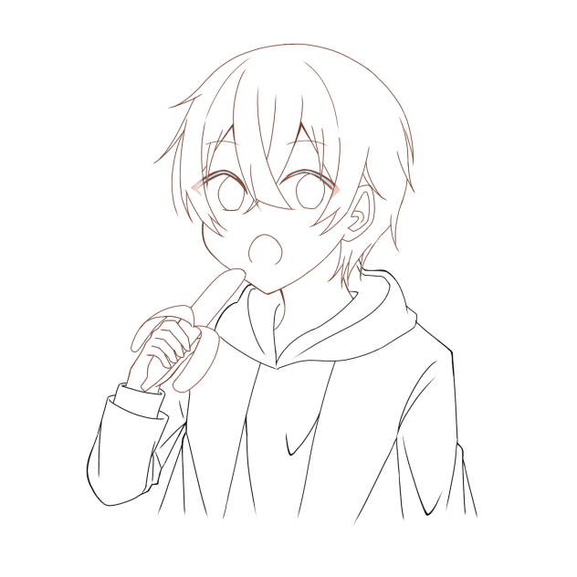 ころんくん 線画2 Ibispaint