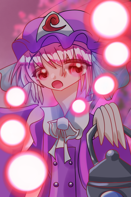 異変に興味津々の亡霊お嬢様