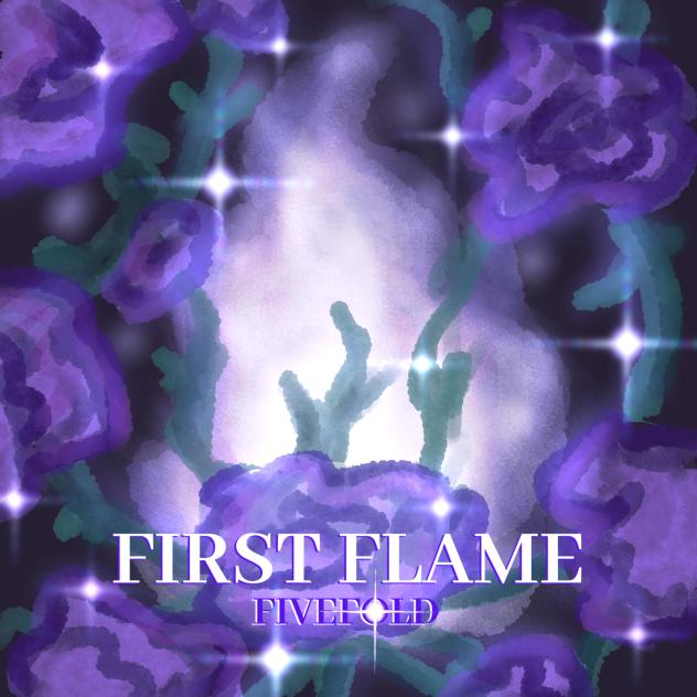 ✨🪻🖤FIVEFOLD Album Cover FIRST FLAME💜🎶✨