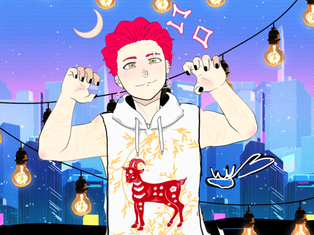 Stylish he him pronouns