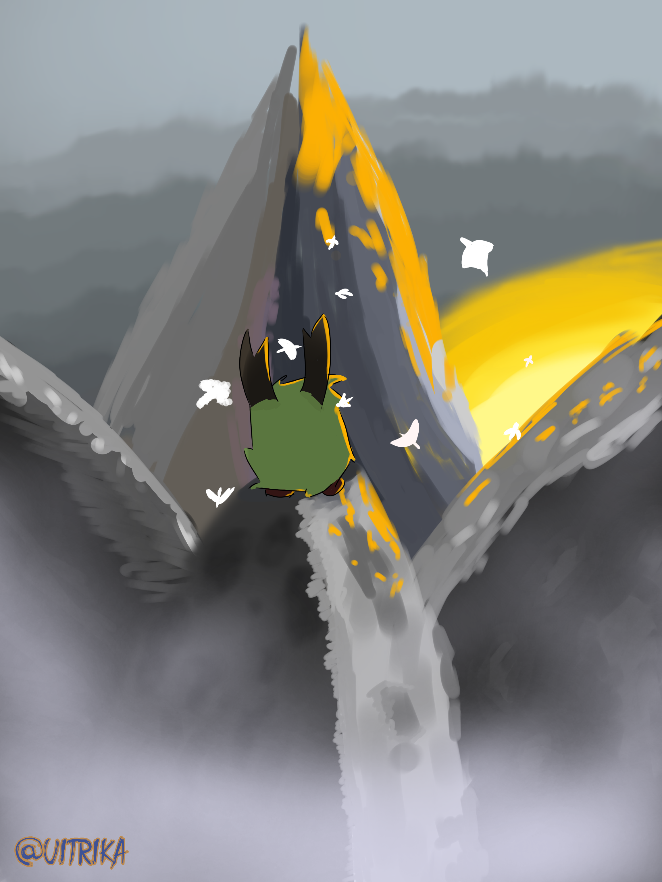 Lil Bro on a mountain - ibisPaint
