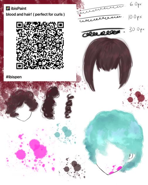 Blood & Hair brush by MabelSoph