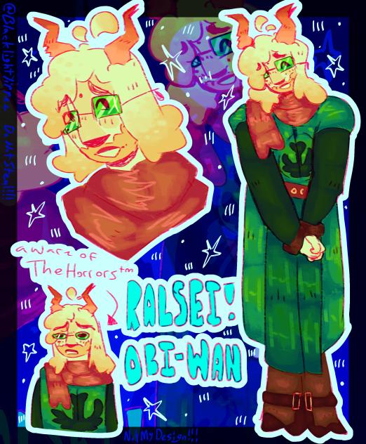 ralsei!obi-wan fanart
