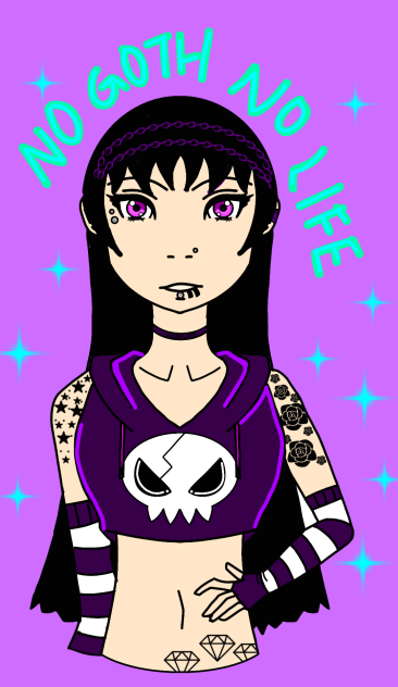 Goth Girl - ibisPaint