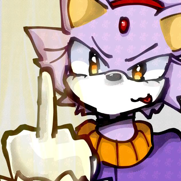Blaze middle finger (2)