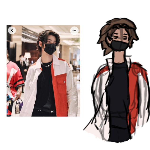 First time drawing a boy in 2023 PT 2