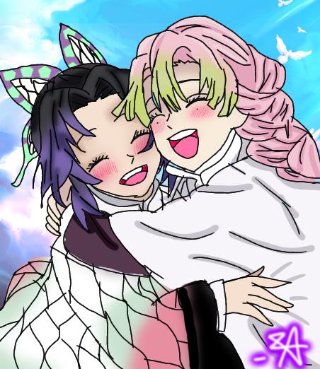 Shinobu and Mitsuri