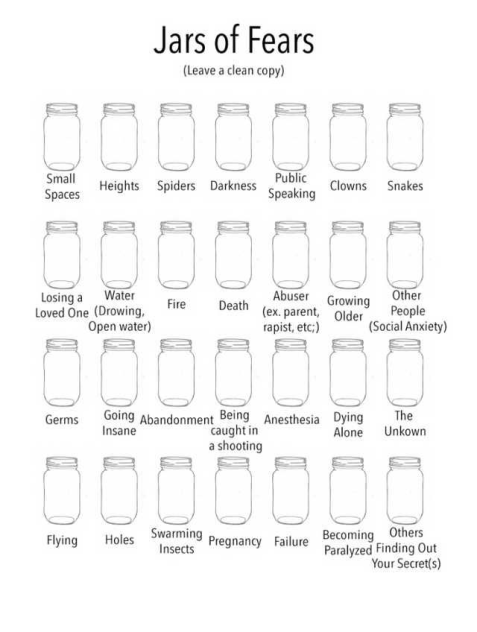 Jars Of Fears Sheet