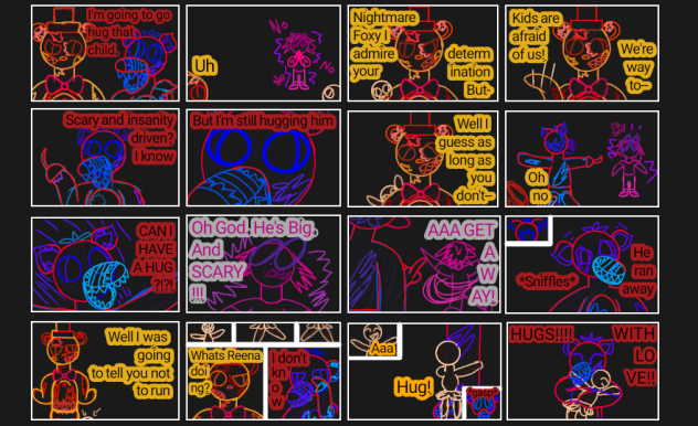 I just wanted a hug... Fanmade Comic