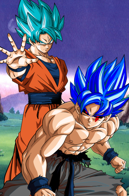 KENJI AND GOKU DBZ X DF