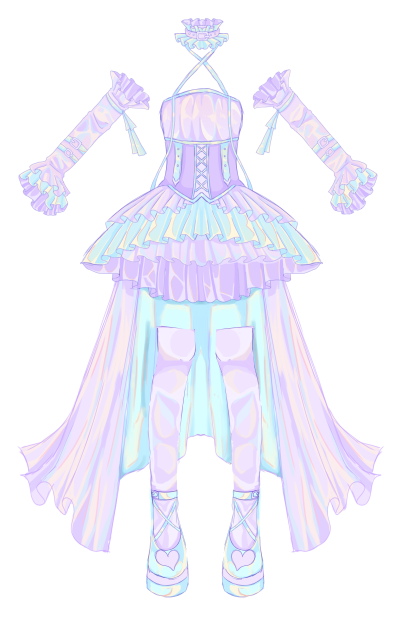 Singer is outfit for live concert