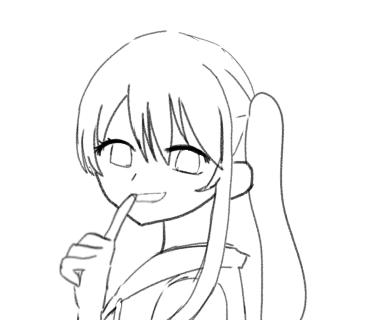 星野ルビーちゃんの線画