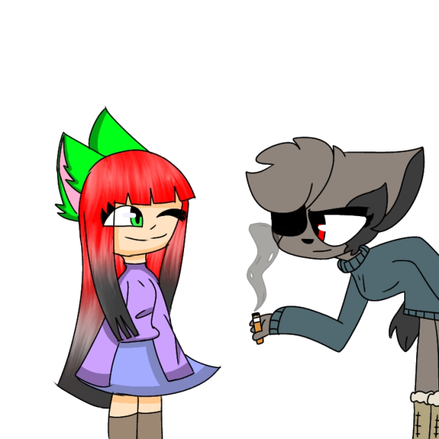 Collab with blood chan