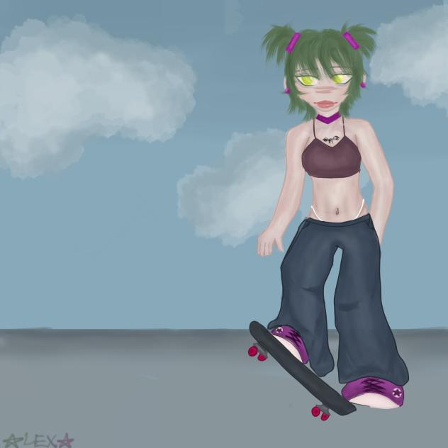 Skater girl!