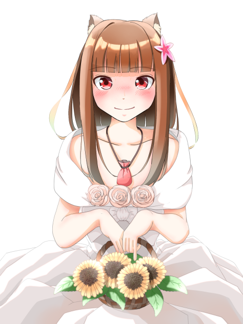 狼と香辛料 ホロ　ウェディングドレス仕様