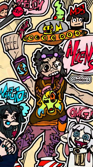 Okarun found the aliens