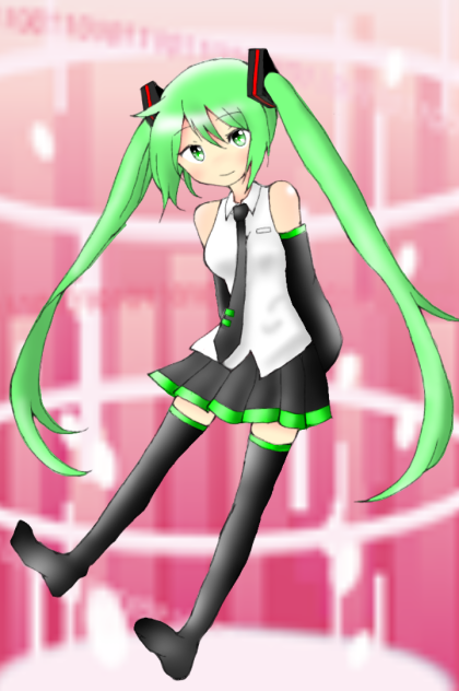 初音ミク　塗らせていただきました！