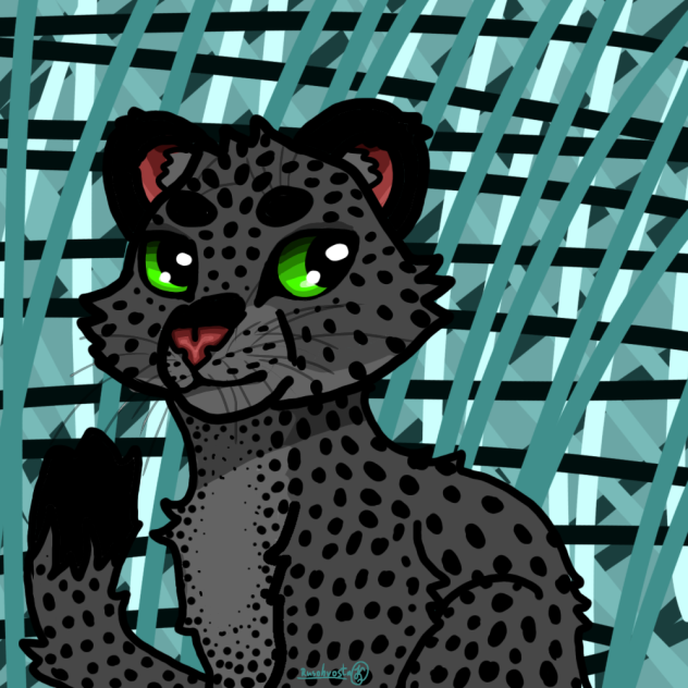 сірий леопард