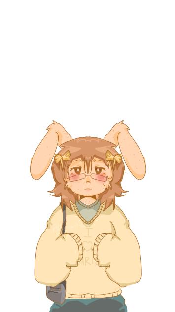 Drawing my furry persona because