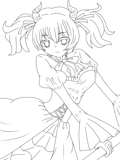 『葬送のフリーレン 』リーニエ 線画   。