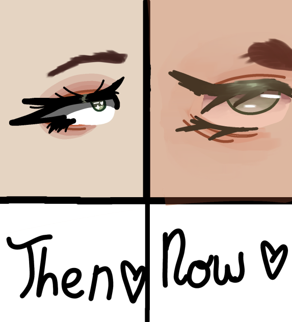 now vs. then 🥯 - ibisPaint
