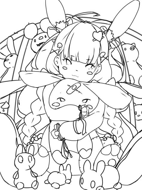 線画❤️❤️