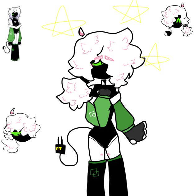 Drew this oc in my art style