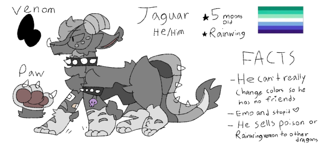 Wings of fire OC (Jaguar)