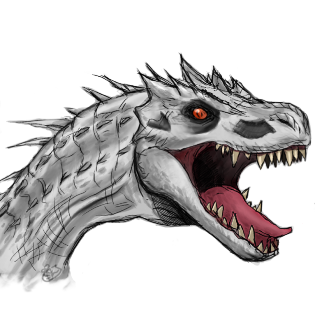 落書きインドミナスちゃん