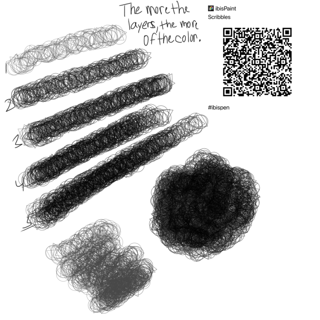 Scribbles brush