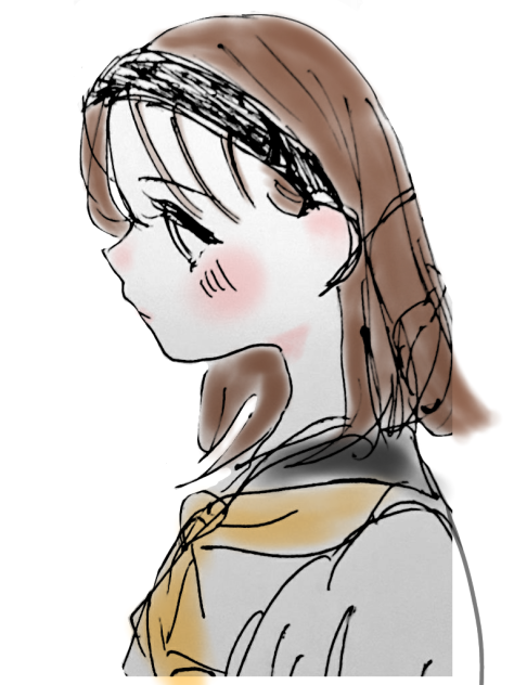 横顔