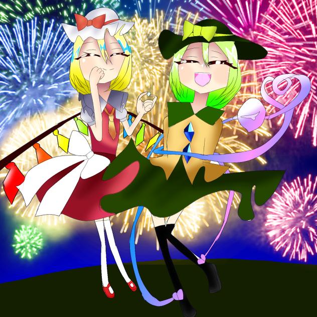 花火と宝石リメイク