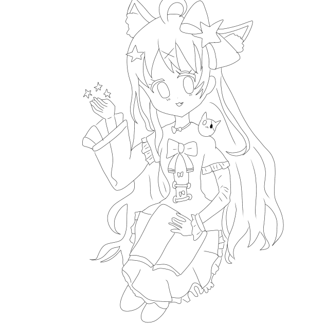 ごらんください！線画