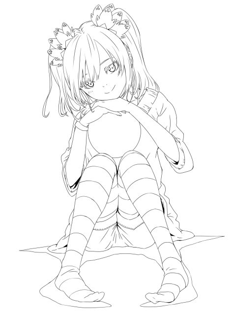 ☆甘えたいお年頃☆(線画)