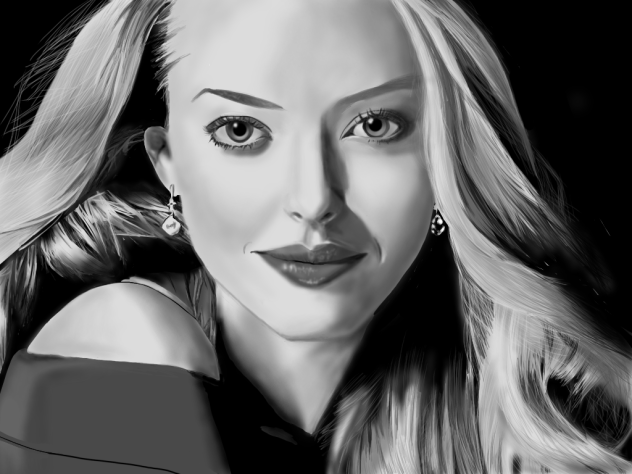Drawing Amanda Seyfried アマンダ セイフライド
