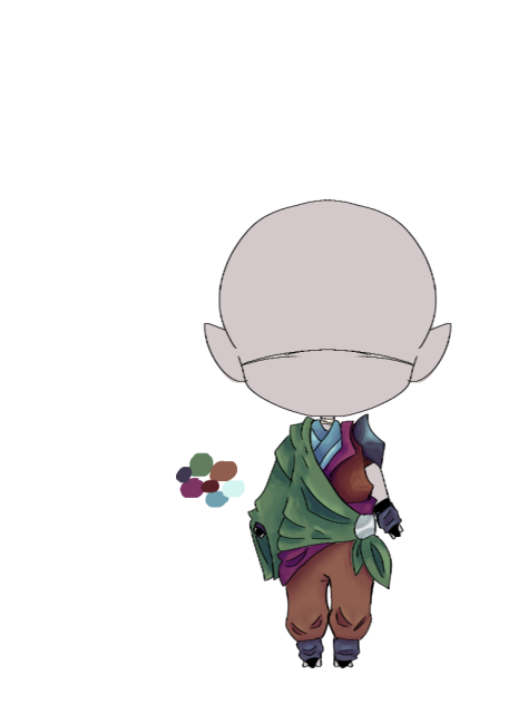 rascunho de roupa - ibisPaint