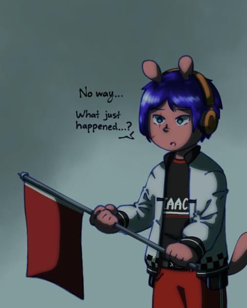 Lil guy's all scared